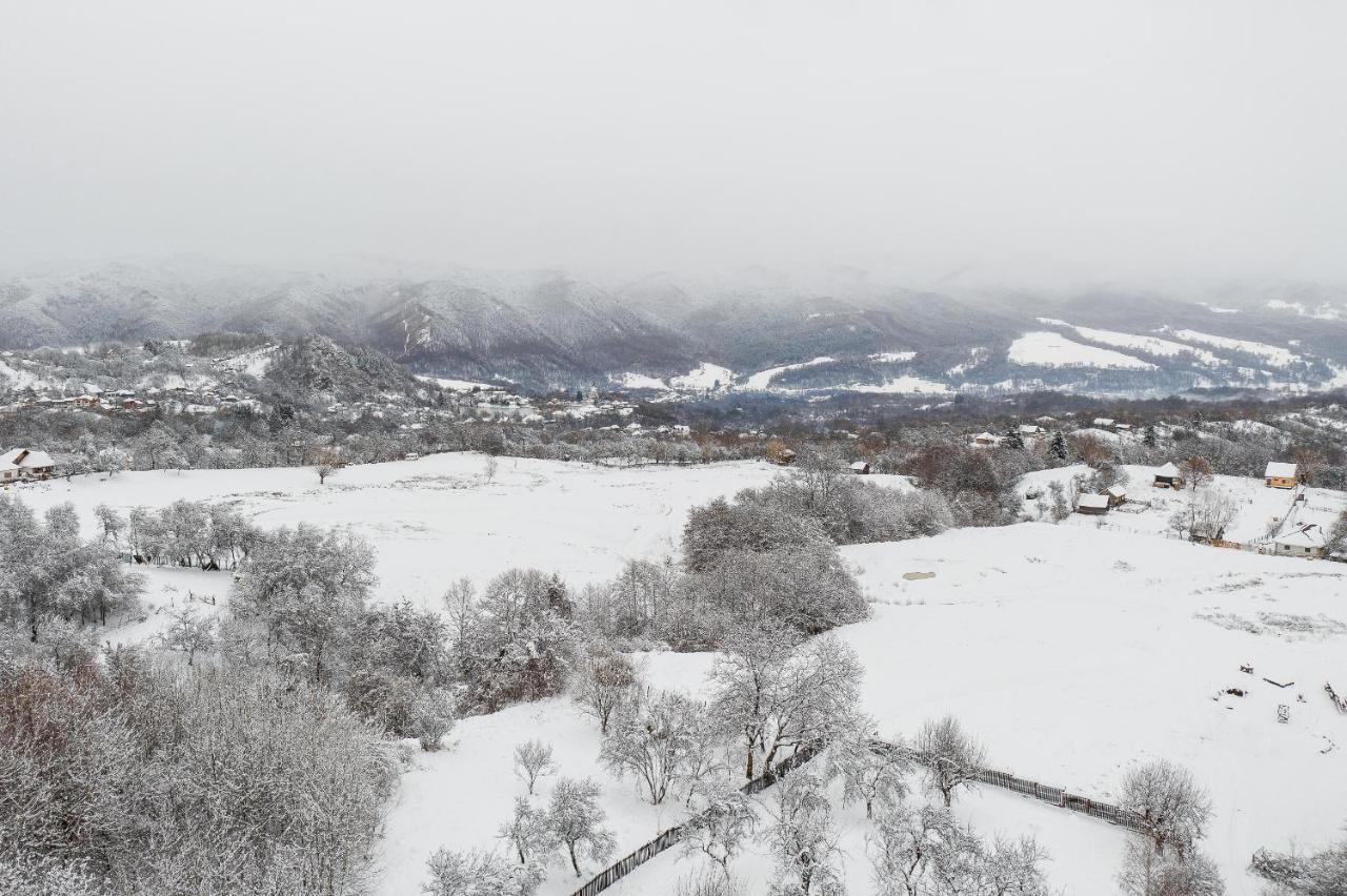 Casa Cu Cerdac Villa Nucşoara Exteriör bild